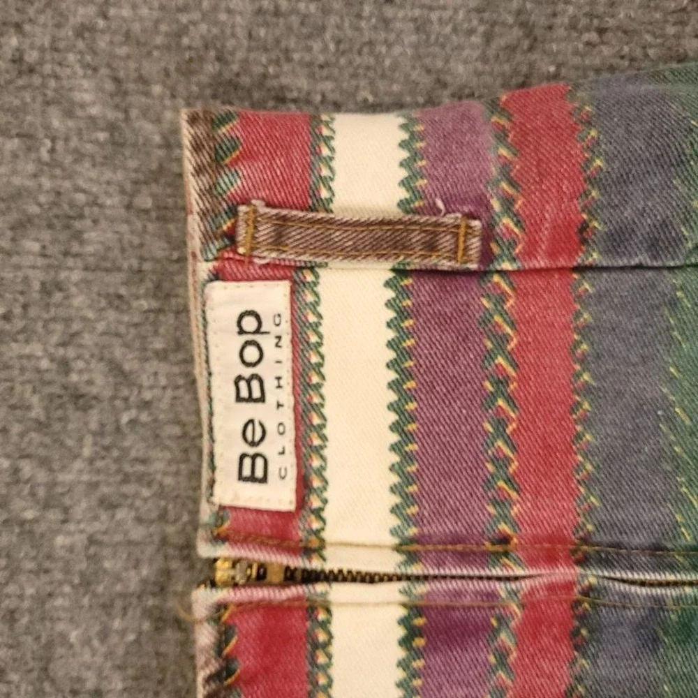 BeBop‎ Vintage Multicolored striped maxi skirt with zipper closure
